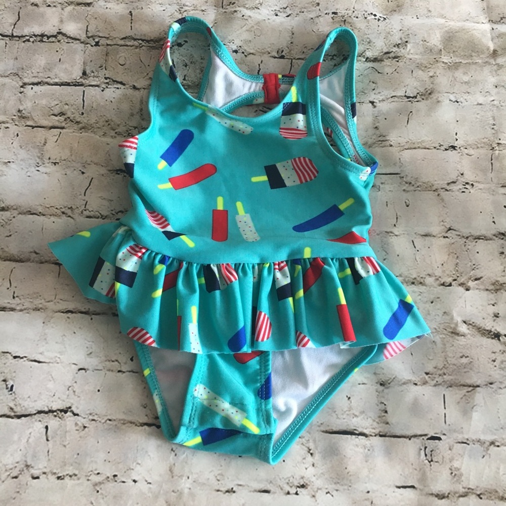 Cat & Jack popsicle bathing suit 9 month